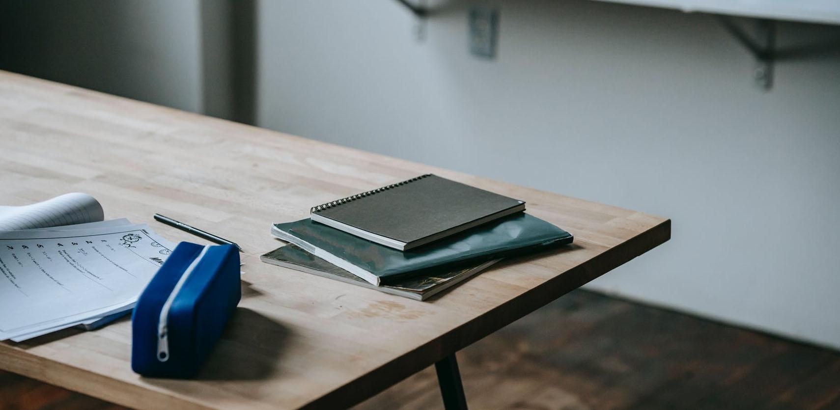 stationary on table