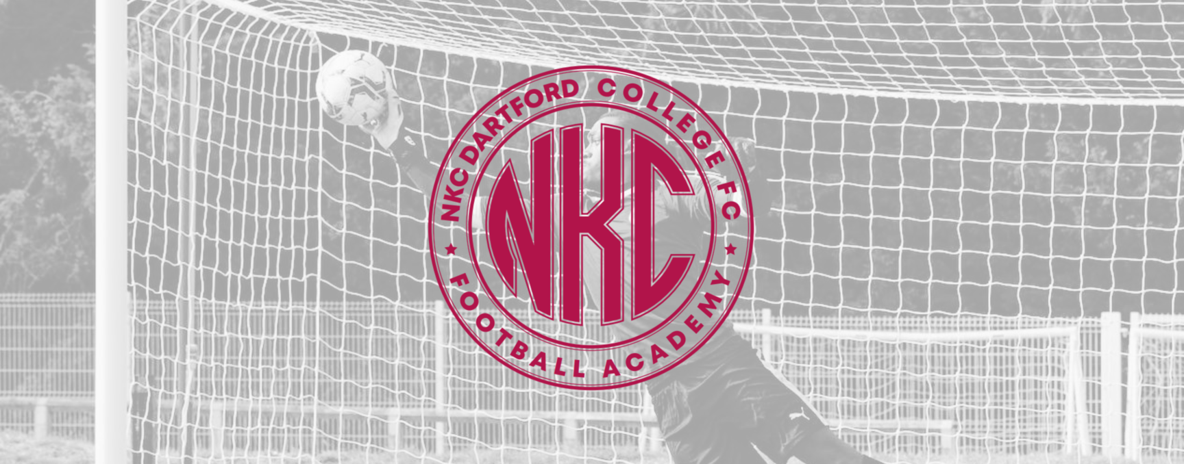 NKC Dartford College Football Academy branded banner