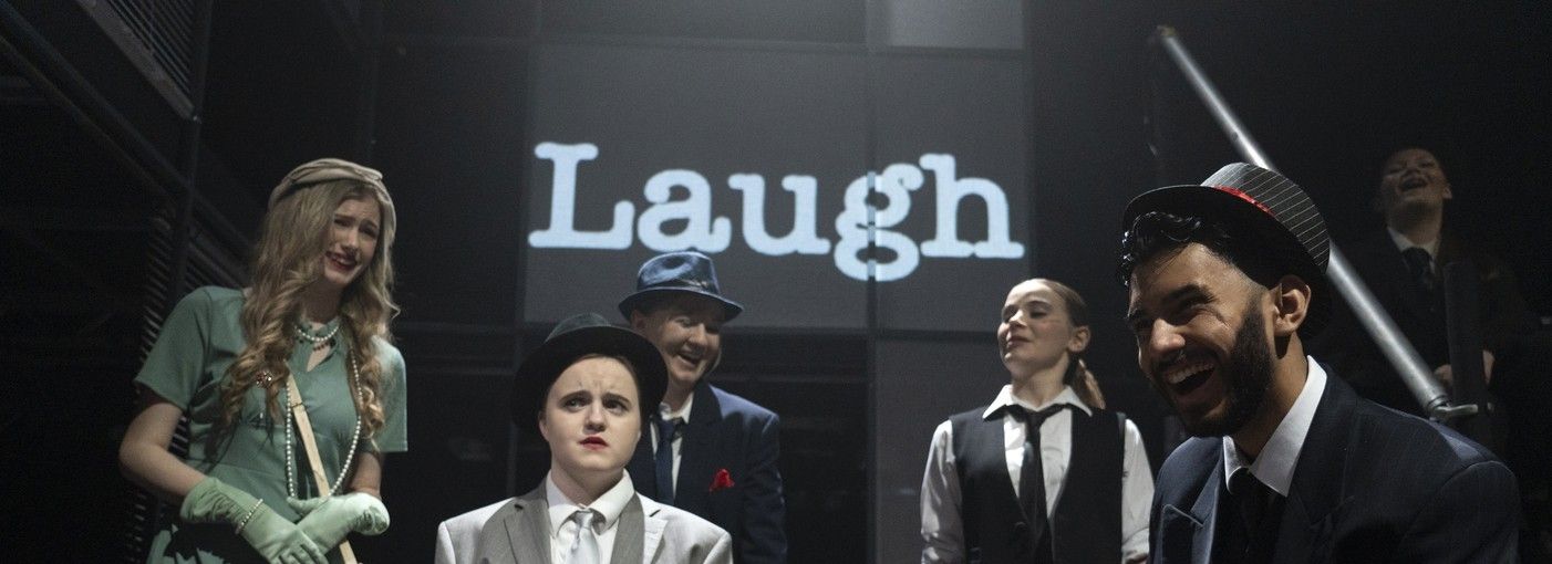 group of students acting